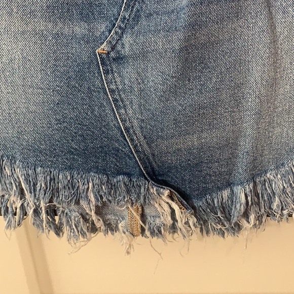 Free People Denim Skirt (Size 30/Standard) - Picture 5 of 10
